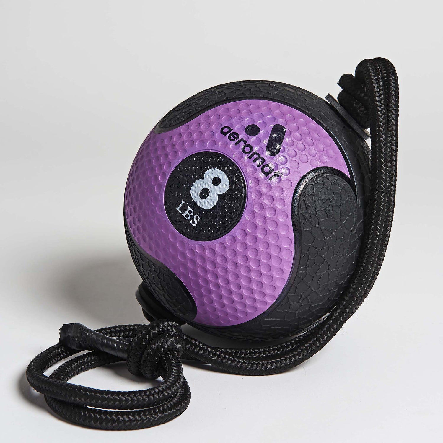 8 lbs. (Purple), Elite Power Rope Medicine Ball